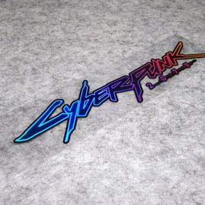 모터 뉴클리어 Motor Nuclear Vaporwave 2077 게임용 자동차 스티커, 펑크 오토바이 데칼, 레이싱 테이프, 비닐, 창문 먼지 자전거 그래피티