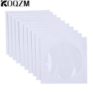디스크 종이 가방, CD DVD 슬리브, 봉투 보관, 투명 창 상자, 플립