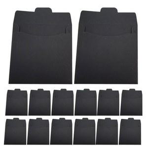 CD 보관 거치대 커버 봉투 포장 가방, 빈 케이스, DVD 종이 슬리브, 블랙