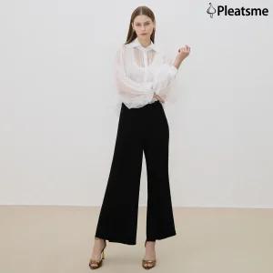 (25SS) 플리츠 이지 와이드 슬릿 팬츠