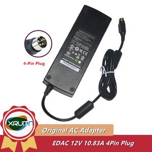 EDAC 전원 EA11703A-120 12V 10.83A AC 어댑터 충전기 파워 서플라이 4 핀 Din 플러그