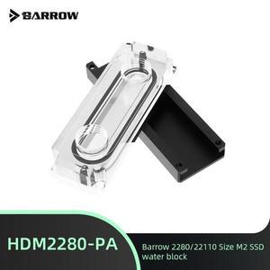 Barrowch M2 ssd 워터 쿨러 SSD 히트 싱크 PC 게임용 액체 냉각 빌딩 MOD HDM2280-PA