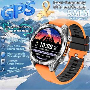2025 GPS 야외 전문 스포츠 스마트 시계 남성 여성 심박수 BT 통화 3ATM 방수 수영 피트니스 Smartwatches