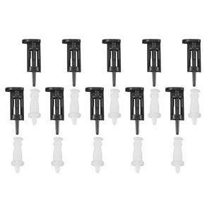 4웨이 CPU 쿨러 용 10Pcs 플라스틱 장착 클립 1155 775 방열판 마운트 핀 푸시 스크류 팬 패스너-AB01