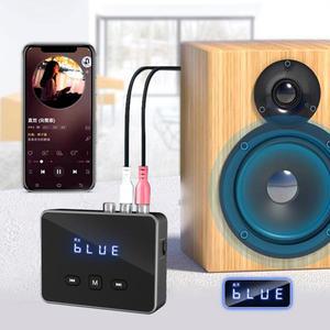 TV 자동차 PC 홈 스테레오 스피커용 무선 어댑터 BT RCA 3.5mm AUX 및 5.4 리시버 송신기