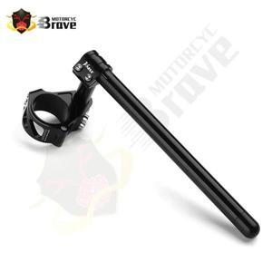 YAMAHA VMAX 2009-2016 2015 오토바이 액세서리 포크 튜브 핸들 바의 50mm 조절 식 클립 블랙