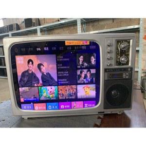관TV 레트로 아날로그 옛날 포토존 카메라 35cm USB 텔레비전 소형