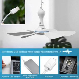 호환 USB 무소음 캐노피 충전 속도 단 개 천장 6 4 타이머 리모컨 기숙사 침대 걸이형 캠핑 날개 텐트용