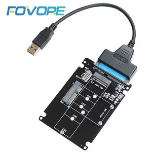 MSATA to SATA 어댑터 m2 b 키 m.2 SSD to SATA 어댑터 카드 mSATA m.2 m2 NGFF USB 컨버터 mSATA  M.2 2 2