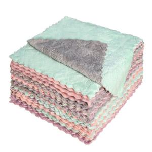 극세사 벨벳 요술행주 가정용 업소용 양면 두꺼운 행주 25x25cm