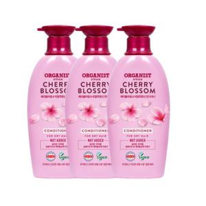 엘라스틴 오가니스트 체리블라썸 수분영양 컨디셔너 500ml x3개