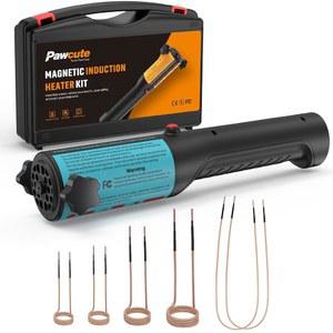 볼트 제거용 인덕션 히터 1200W, 6개의 코일이 있는 자기 가열 도구, 녹슨 너트 및 볼트용 휴대용 열 청록색, 청록색