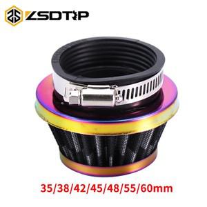 ZSDTRP 35/38/42/45/48/55/60mm 바이크 오토바이 기화기 버섯 헤드 에어 필터 클리너 PWK Mikuni PHBG Carb