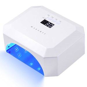 마카트 UV LED 네일 램프: 젤 네일용 라이트 충전식 오로라 36W 램프, 4 타이머 및 오토 센서 전문가용 고속 경화 무선 라이트, 홈 살롱 매니큐어