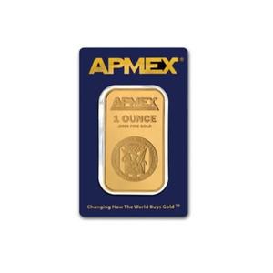 1온스 APMEX 골드 바 고품질 금도금 Apmex 덩어리 비자 성 실버 뜨거운 판매 비즈니스 선물 소장품