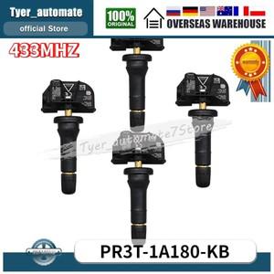 4PCS 타이어 압력 센서 PR3T-1A180-KB 433MHZ TPMS Ford Bronco Expedition Explorer Mustang Lincoln Avia