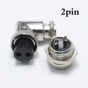 암수 와이어 패널 플러그 잭 어댑터 커넥터 인터페이스, 1 세트, 16mm, GX16, 90 도 항공 2P, 3P, 4P, 5P,