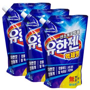유한젠 산소계 표백제 액상형 1.1L x 3개