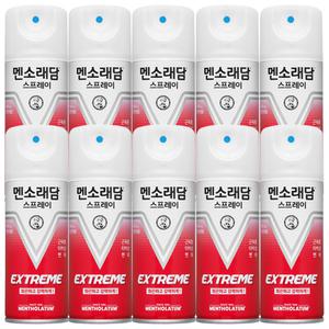 멘소래담 스프레이 익스트림 180mlx10개 핫타입 타박상 통증완화 뿌리는 에어파스