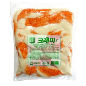 한성 크래미F 1kg 게맛살 초밥 김밥 간식용 업소용