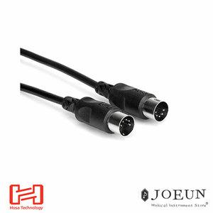 [호사케이블] HOSA MID-310BK Pro MIDI 케이블 - 5-pin DIN to Same