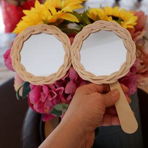 라탄 손거울 만들기 재료 DIY 키트 전통공예 수업 교육영상 포