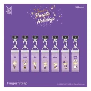 TinyTAN 타이니탄 Purple Holiday 핑거 스트랩