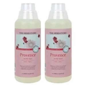[유통기한 임박] 더허브스토리 버블바스 프로방스, 1000ml, 2개