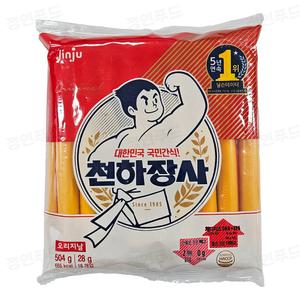 진주 천하장사 오리지날 504g (소시지 간식)