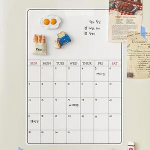 냉장고 자석 캘린더 투두리스트 메모보드 식단 일정 마그넷 붙이는 부착식 스케줄관리
