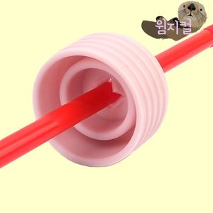 다회용 생수병 연예인 빨대 뚜껑 페트병 빨대 구멍 실리콘 캡