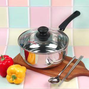 퀸센스 라면 냄비 IH 인덕션 겸용 스텐 스탠 이유식 밀크팬 소스팬 편수 추천 20cm