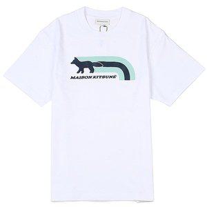 [메종키츠네] 여성 플레쉬폭스 릴렉스드 반팔티 MW00120KJ0119 P100 화이트
