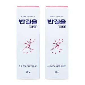 삼공제약 반질올 크림 60g x2개 피부 개선 풋크림 손 토코페롤 스쿠알란