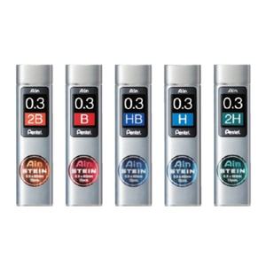 펜텔 아인 샤프심 (0.3mm) 아인슈타인 샤프심 부드러운 필기감 고급 샤프 선물 학용품