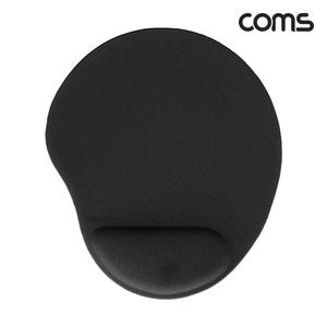Coms 손목 보호 마우스패드 블랙/손목보호패드/손목받침대/젤손목보호대/마우스손목받침/컴퓨터손목보호대