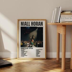팝음악 가수 Niall Horan The Show on Tour 캔버스 포스터, 모던 앨범 커버, 팬 그림 벽 거실 홈 데코 선물