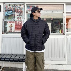 남자후드패딩 경량 가벼운 라이트 숏패딩 겨울 점퍼
