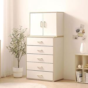 [BZJL4RBJ_4C]C31204 5단서랍장 5단 도어 상부장 1color