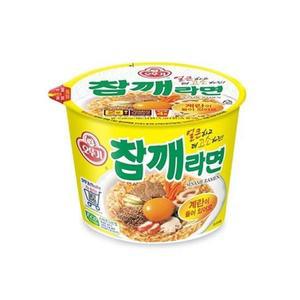(오뚜기) 참깨라면 큰컵 박스(12개입)