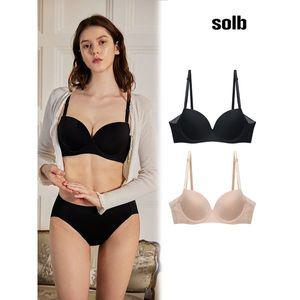 [솔브]A G컵 빅사이즈 군살커버 더블 보정 와이어 브라 1+1_P363312733