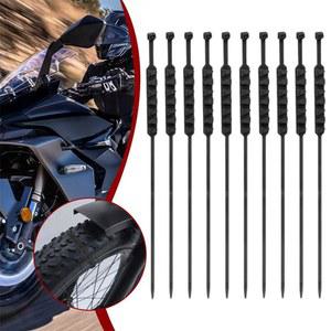 10PCS Motorcycle Snow Chains Snow Mud Road Anti slip Tie Emergency Safety Belt Reusable For Motorcycle Car Bike X6J5