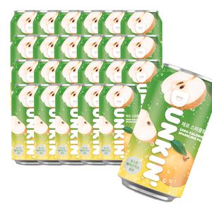 던킨 제로 배 스파클링 탄산 음료 350ml 24캔