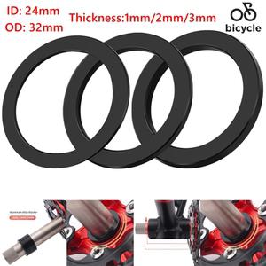 Shimano-BB86 용 2 Pcs 와셔 스페이서 링 91 92 52/24mm 자전거 밑면 브래킷 액슬 MTB-도구 크랭크 체인 어