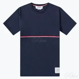 톰브라운 RWB 트리밍 미드웨이트 져지 반팔티 MJS221A J0058 415