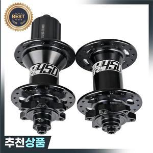 Koozer  450 로드 바이크 디스크 허브 HG MS SRAM XD 8-12S 용 자전거 구멍 6 개 120HD J-bend 자갈 베어링