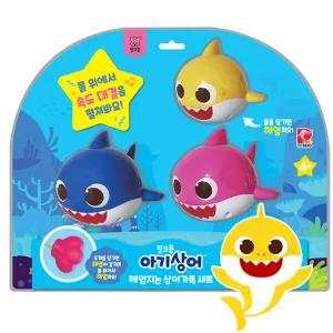 피노키오 핑크퐁 아기상어 헤엄치는 상어가족 세트
