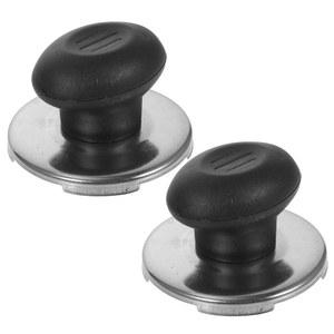 호환 손잡이 주전자 부품 뚜껑 피팅 Pp 조리기구 교체 물 2pcs 휘파람
