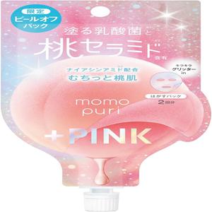 모모푸리 프레쉬 필 오프 팩 NP 15mL 2회분 엽서 유산균 세라미드
