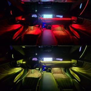 렉서스 LS500 DMX 엠비언트 무드등 라이트 무빙 RGB 노출형 비노출 매립형 대구 카뷰티
